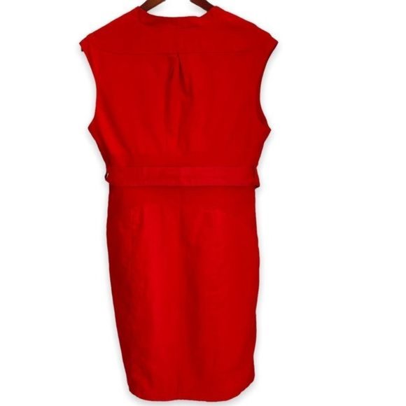 Lori?M?Collection?womens red sleeveless dress size 14 - Picture 2 of 9